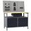 vidaXL Workbench with Three Wall Panels Work Table Work Tool Bench Workstation 1