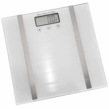 HI Body Analysis Scale Silver Bathroom Fat Muscle Bone Mass Analysis Scale