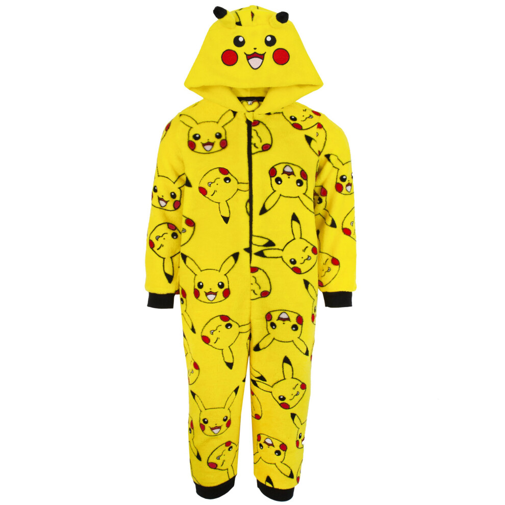 (13-14 Years) Pokemon Pikachu 3D Ears Onesie