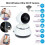 (UK Plug) Anti-theft Wireless IP Camera PT Security Camera 4