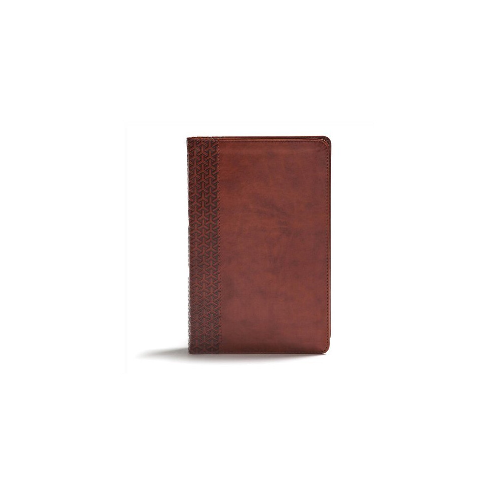CSB Everyday Study Bible, British Tan LeatherTouch
