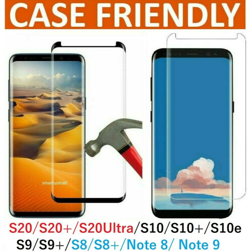 (For Samsung Galaxy S10 Plus, CLEAR) Tempered Glass Screen Protector 1