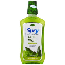 Xlear, Bain de Bouche Spry, Mélange Réparateur, Sans Alcool, Menthe Herbacée Naturelle, 16 fl oz (473 ml)