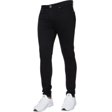 (Black, 30R) Ze Enzo Mens Skinny Jeans Slim Fit Super Stretch Denim Pants