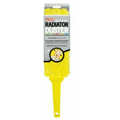 (Yellow) Microfiber Radiator Duster - Keep it Handy
