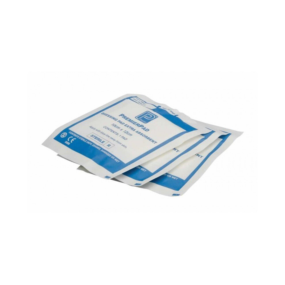 Premier Pad White Dressings, Sterile, 20cm x 20cm, Pack of 25