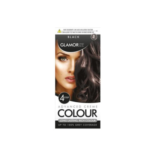 (Black) Hair Colour Advanced Creme - 4 Step Hair Dye