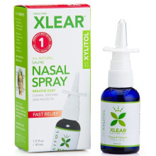 Xlear, Xylit-Salz-Nasenspray, Tägliche Linderung, 1,5 fl oz (45 ml)