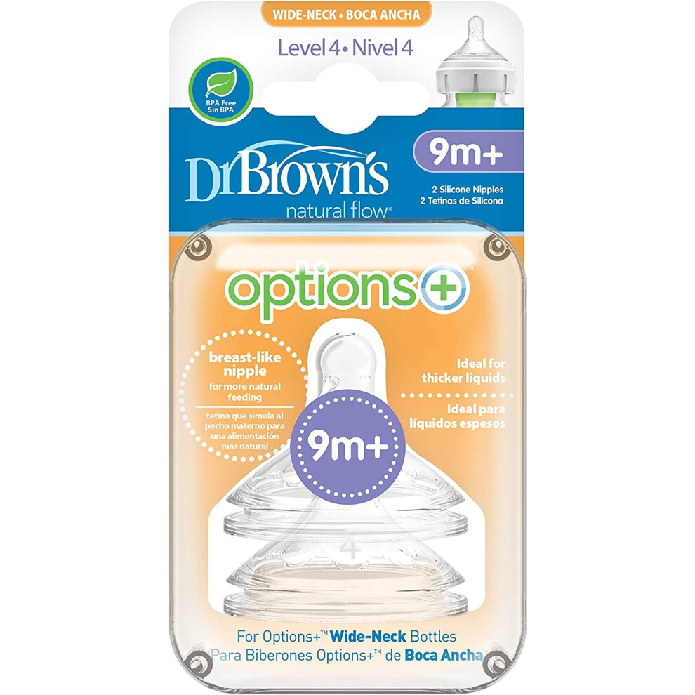 Dr Brown's Options Teats (Level 4)