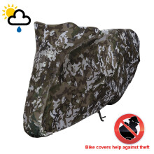 (Extra Large) Universal Oxford Motorcycle Cover Waterproof Motorbike Camouflage Camo Choice of Sizes
