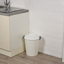 (23 Litters , White) 23 Or 40 Litters Garbage Kitchen Bin Removable Lids