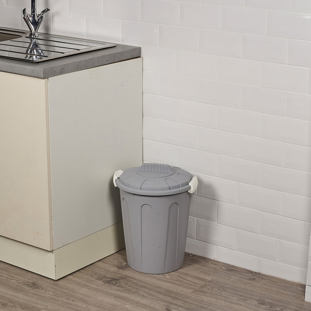 (23 Litters , Gray) 23 Or 40 Litters Garbage Kitchen Bin Removable Lids