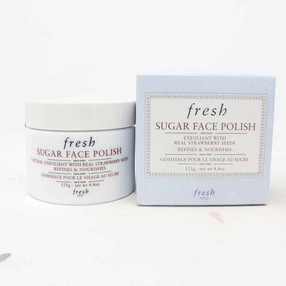 Fresh Sugar Face Polish Exfoliator  4.4oz/125g New With Box