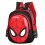 (Black) Kids Spiderman Backpack School Bookbag Rucksack Shoulders Bag 4