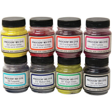 Jacquard Procion Mx Dye Set -8 Colors W/ Soda Ash