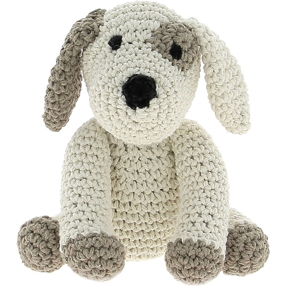 Hoooked Crochet Kit - Millie the Puppy - 100% Recycled Yarn Amigurumi Craft Gift