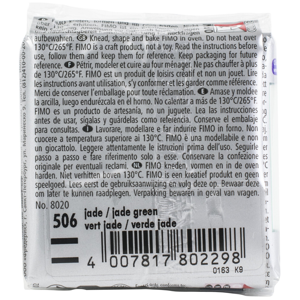 Staedtler Fimo Effect Polymer Clay 2Oz-Jade