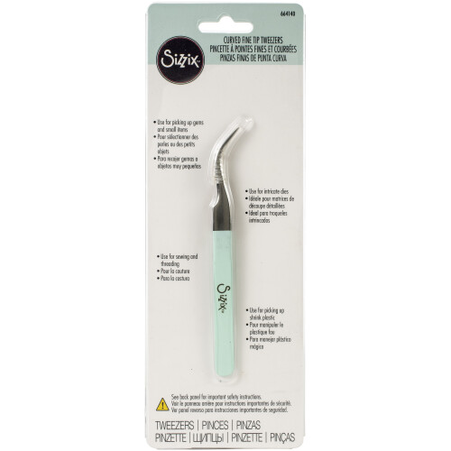 Sizzix Tweezers-Curved Fine Tip