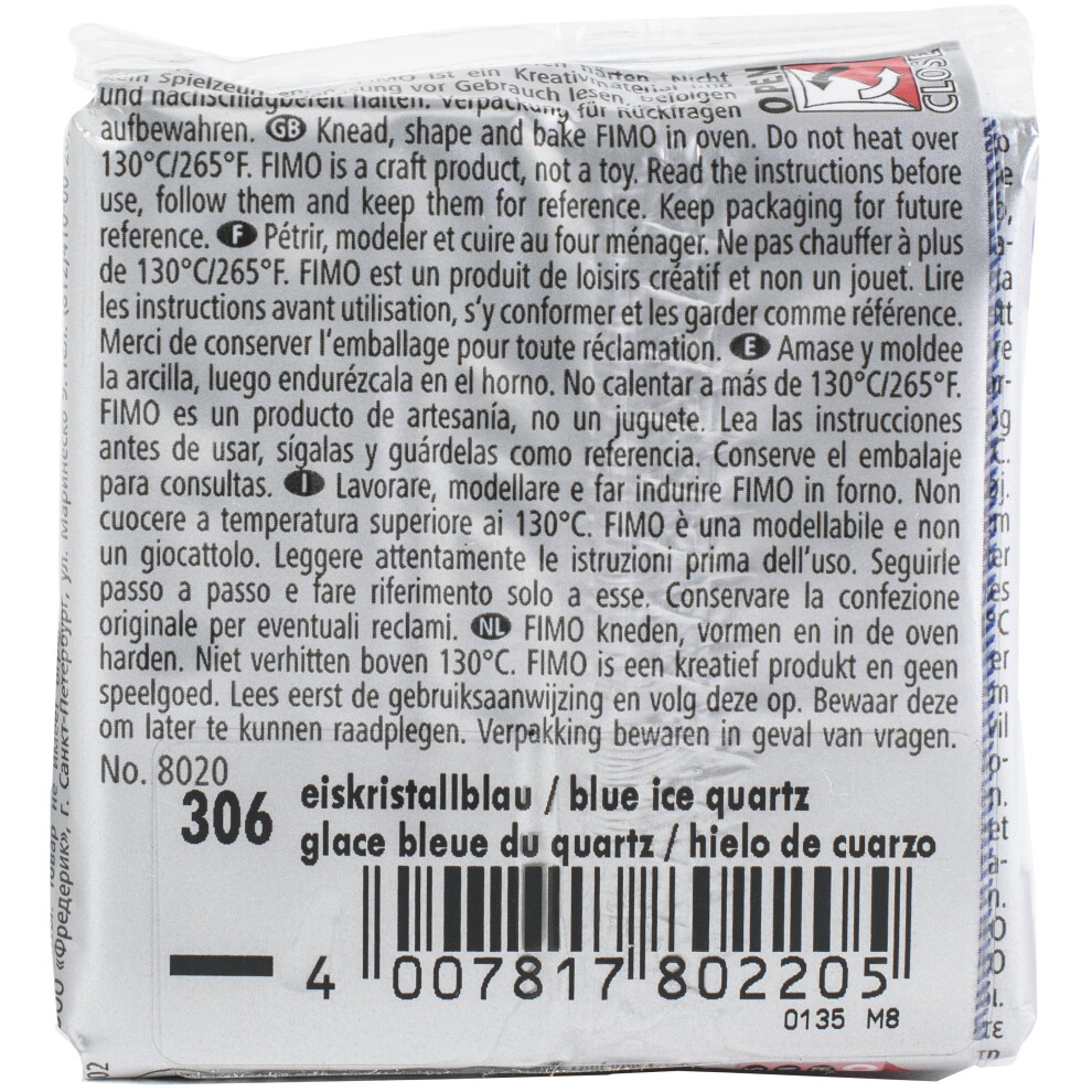 Fimo Effect Polymer Clay 2oz-Blue Ice Quartz