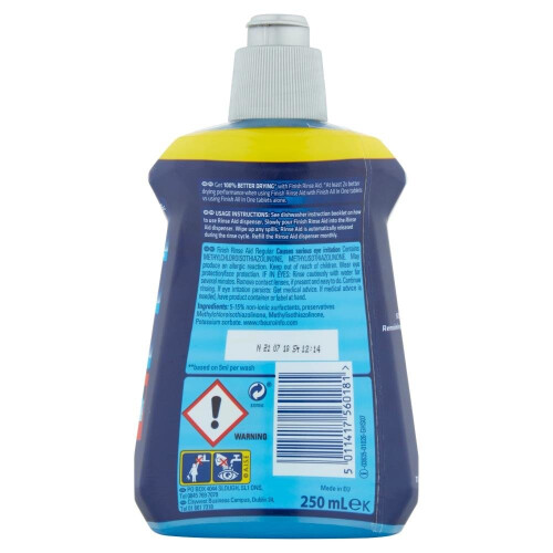Finish Finish Dishwasher Rinse Aid 250ml 2