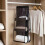 (Black) Hanging Wardrobe Handbag Organiser | Wardrobe Organiser 1