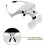 Magnifying Glasses LED Light Headband Hands Free Headset Magnifier 10