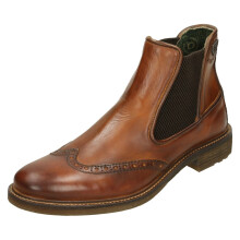(Brown, UK 7.5) Mens Bugatti Ankle Boots 311-3773A-1100
