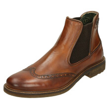 (Brown, UK 9) Mens Bugatti Ankle Boots 311-3773A-1100