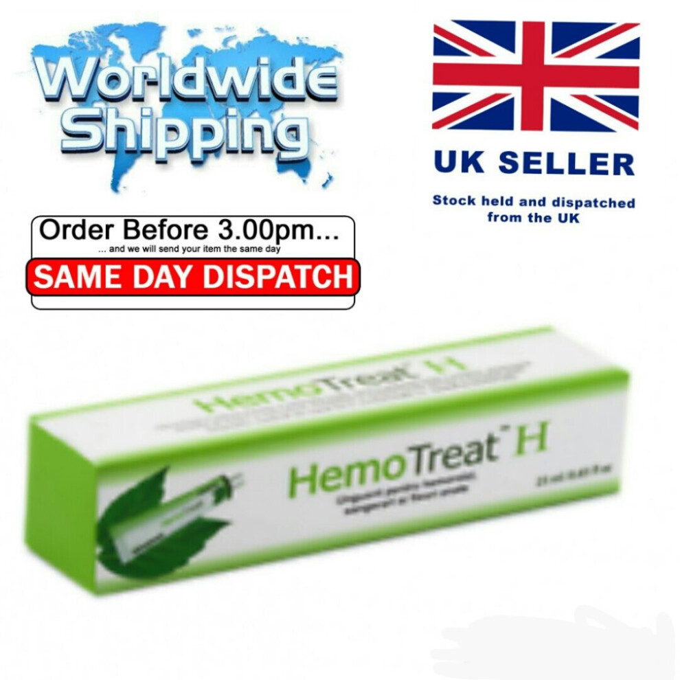 Hemorrhoid ointment Hemotreat H, 25 ml for anal mucosa.