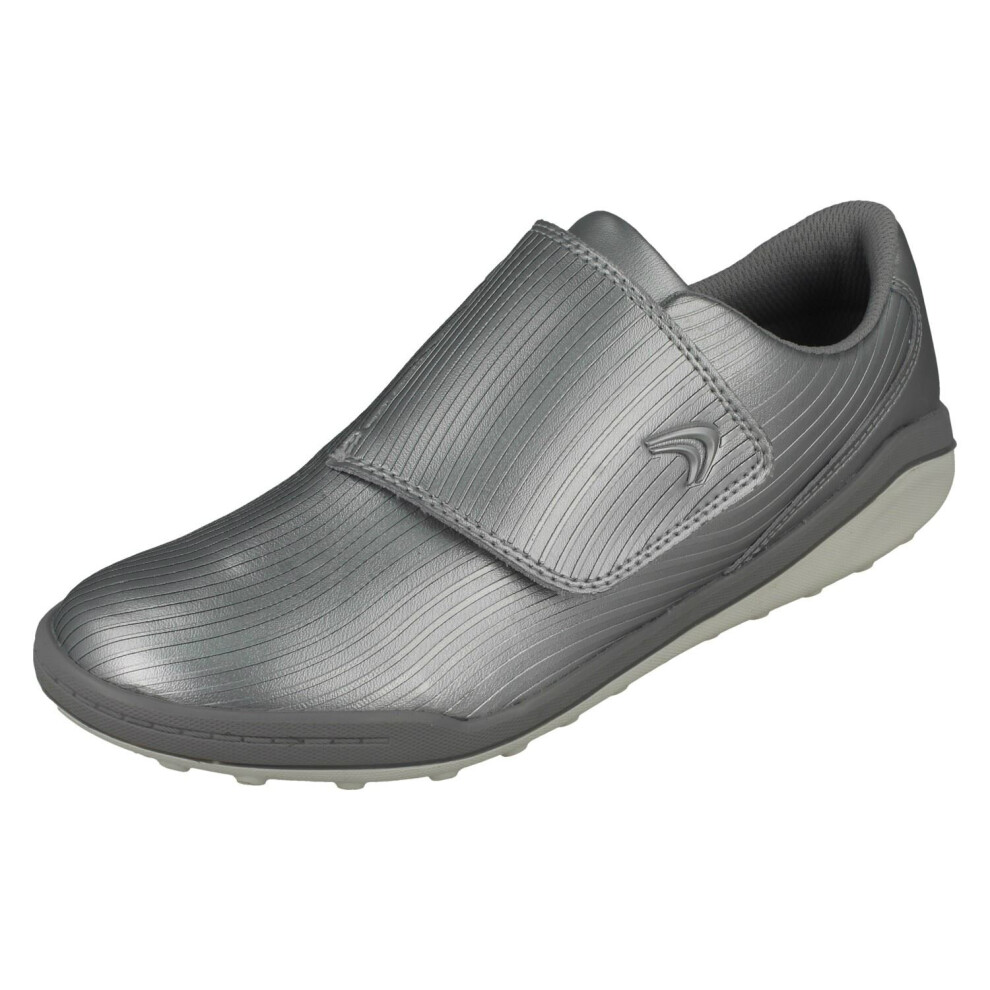 Clarks (, Uk 5 Child) Boys Washable Trainers Circuit Swift - G Fit Silver