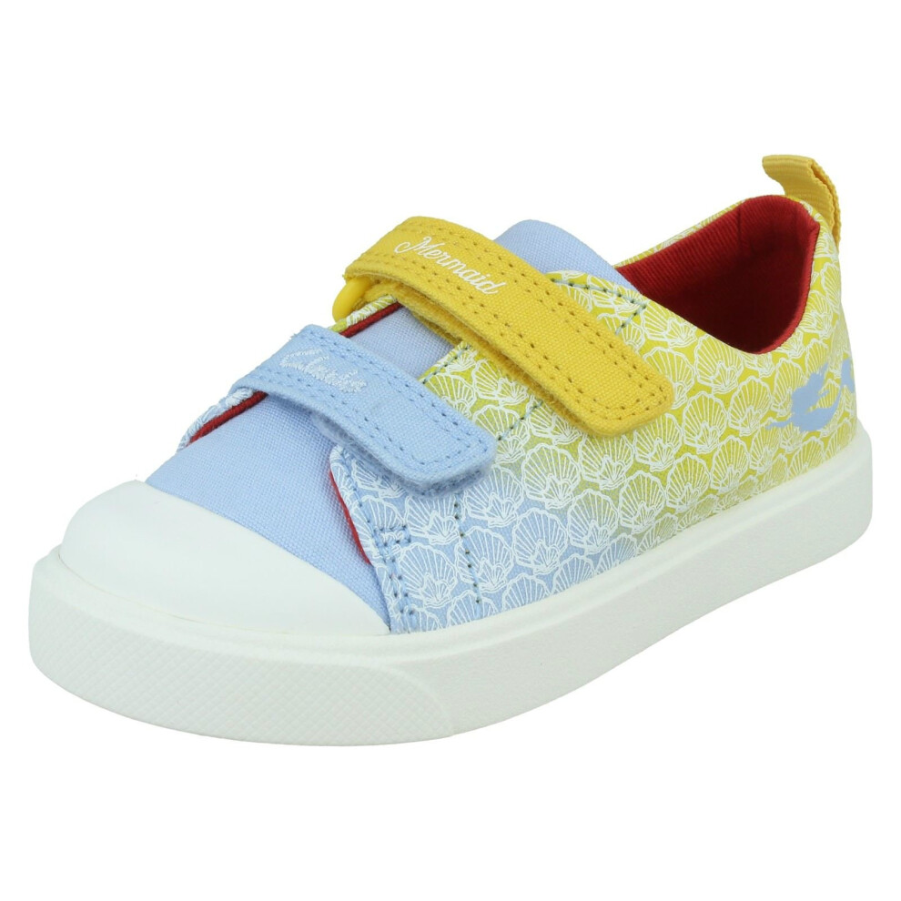 Clarks yellow 2024 baby shoes