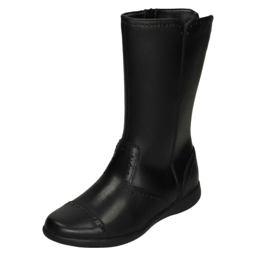 Clarks Boots Clarks Kids Shoe Fitting Black, UK 10 Child) Girls