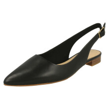 (Black, UK 4.5) Ladies Clarks Court Shoes Laina55 Court - D Fit