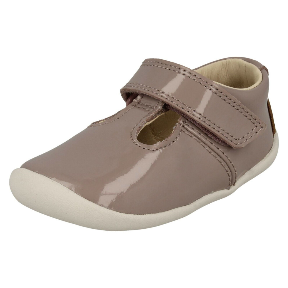 (Pink, UK 2 Infant) Childrens Clarks Casual Shoes Roamer Sport - F Fit