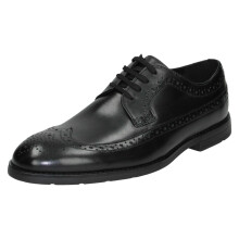 (Black, UK 8) Mens Clarks Formal Ankle Boots Ronnie Top - G Fit