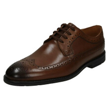 (Tan, UK 9) Mens Clarks Formal Ankle Boots Ronnie Top - G Fit