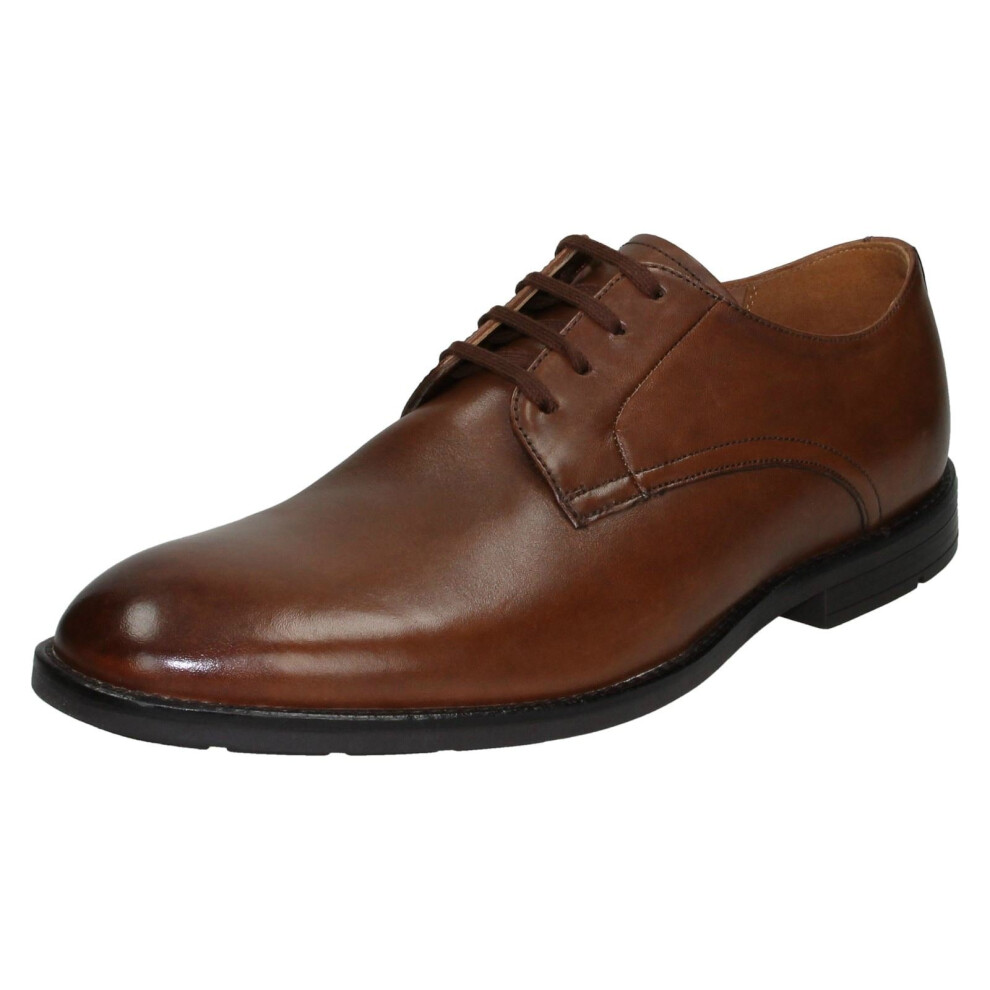 Clarks (Tan, Uk 10.5) Mens Gore-Tex Lace Up Shoes Ronnie Walk Gtx - G Fit Brown