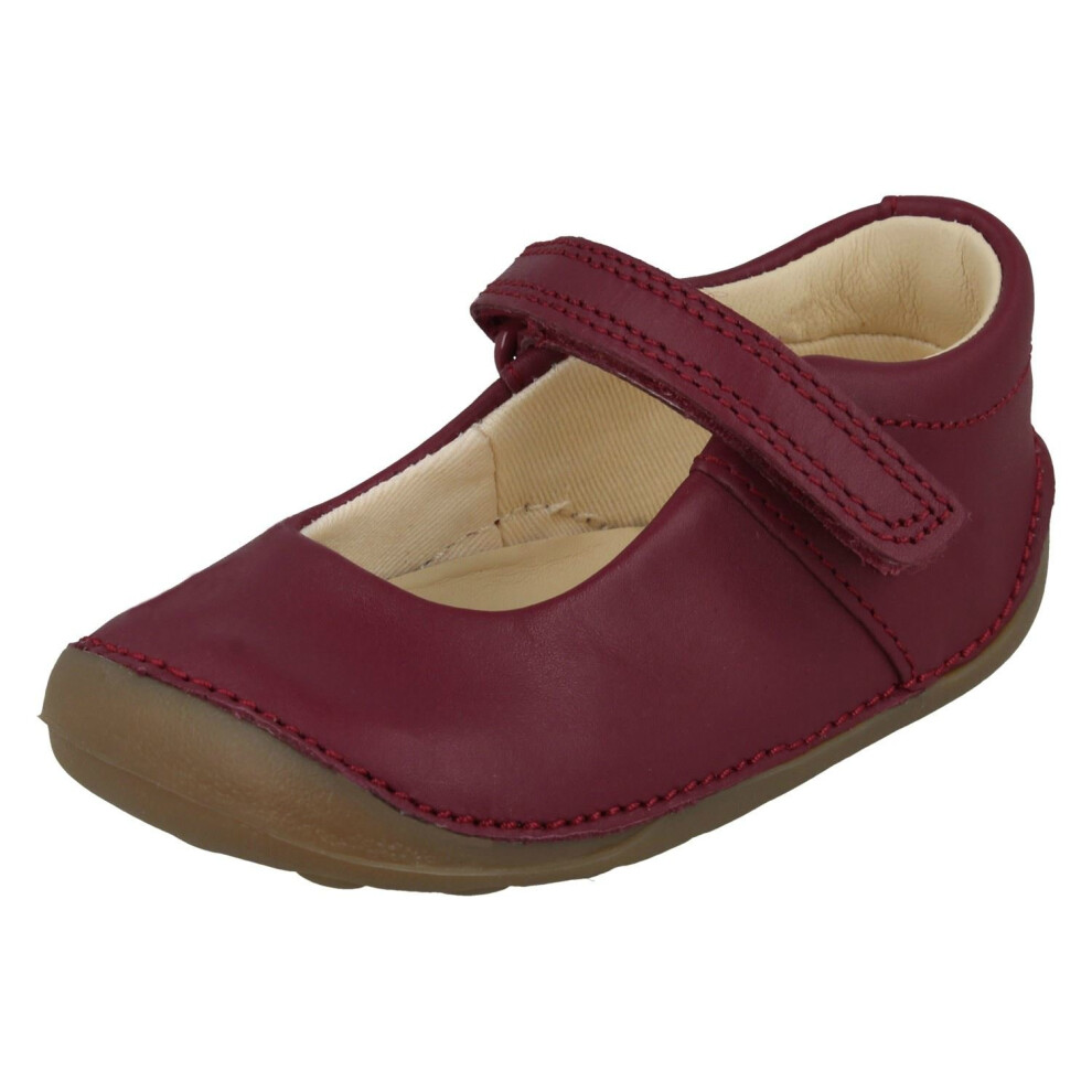Clarks (Purple, Uk 2 Infant) Girls Casual First Shoes Tiny Mist - G Fit