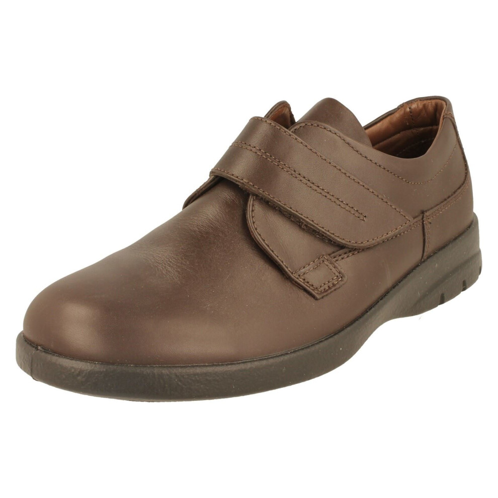 (Brown, UK 10) Mens Padders Comfortable Casual Shoes Air