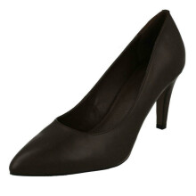 (Brown, UK 7) Ladies Leather Collection Court Shoes