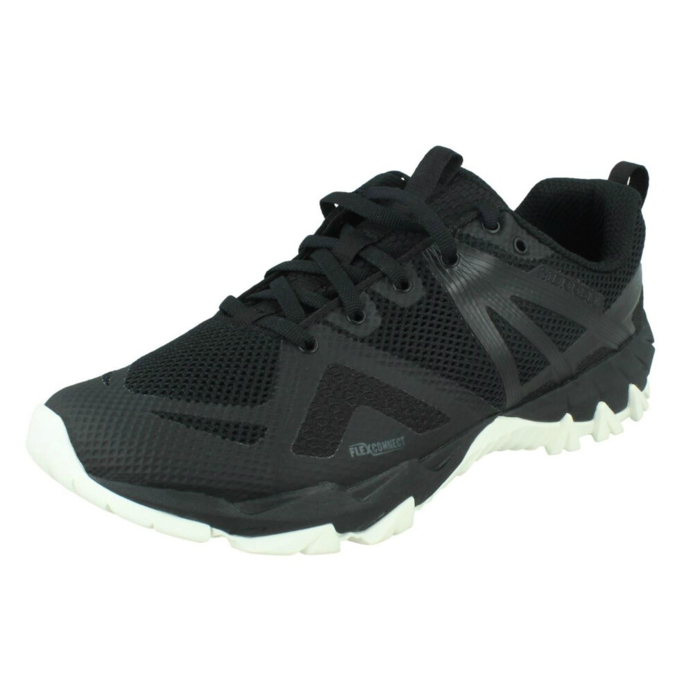 Merrell (, Uk 8) Mens Gore-Tex Casual Trainers Mqm Flex Gtx Black