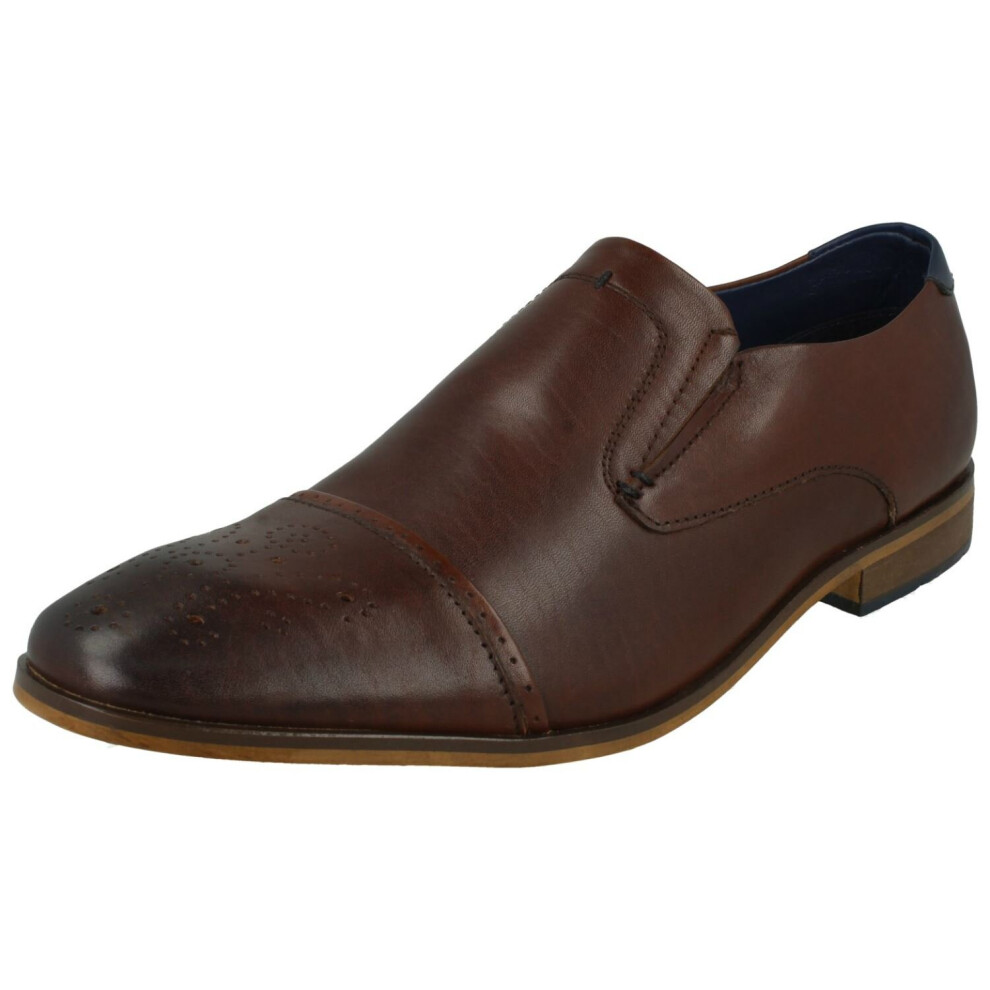 (Brown, UK 9) Mens POD Formal Slip On Shoes Ottawa