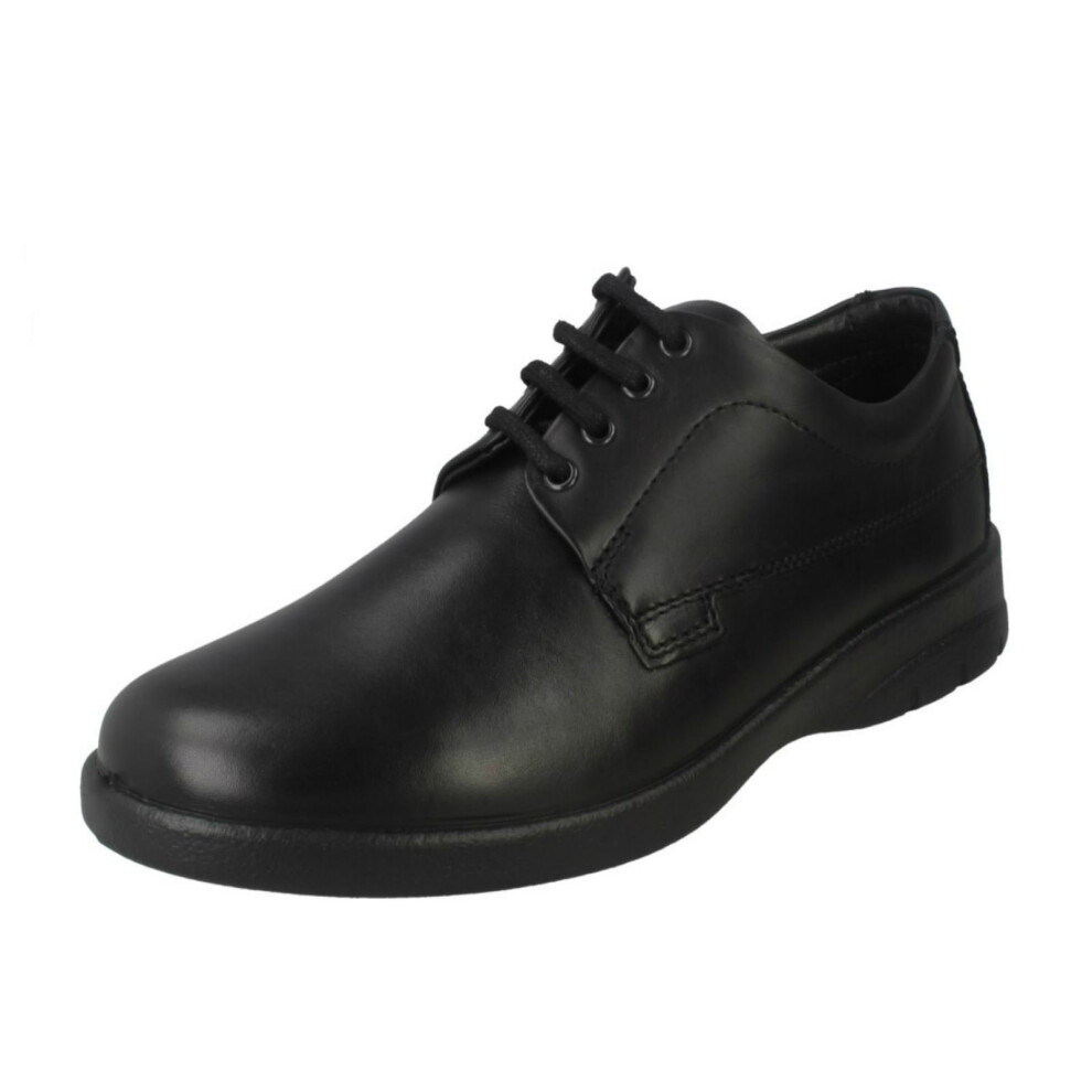 (Black, UK 10) Mens Padders Dual Fit Lace Up Shoes Lunar