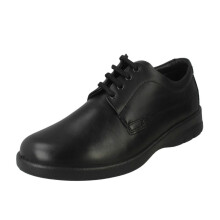 (Black, UK 13) Mens Padders Dual Fit Lace Up Shoes Lunar