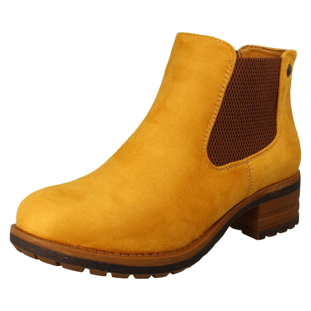 (Yellow, UK 6.5) Ladies Rieker Ankle Boots 96884