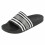 (Black, UK 7) Mens Spot on Striped Mule 1