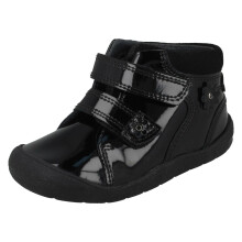 (Black, UK 6 Infant) Girls Startrite Hook & Loop Ankle Boots Dream