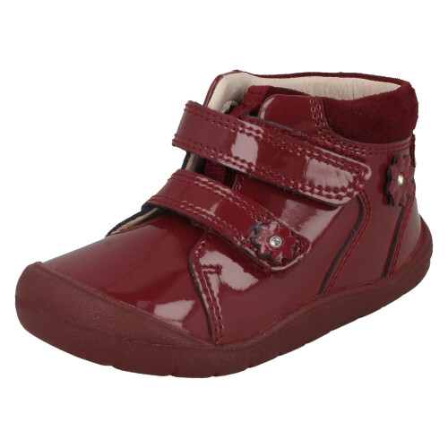 (Red, UK 6.5 Infant) Girls Startrite Hook & Loop Ankle Boots Dream 1