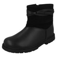 (Black, UK 10 Child) Girls Startrite Casual Ankle Boots Whisper