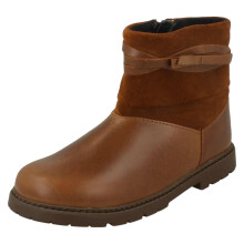 (Tan, UK 12 Child) Girls Startrite Casual Ankle Boots Whisper